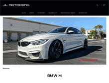 Tablet Screenshot of jl-motoring.com